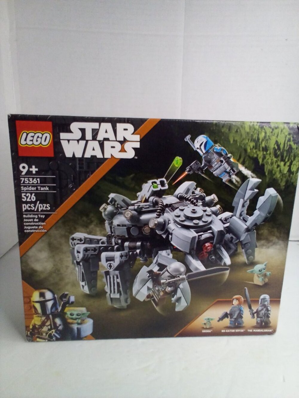 Lego Star Wars Spider Tank Building Set 526 Pieces Mandalorian 75361